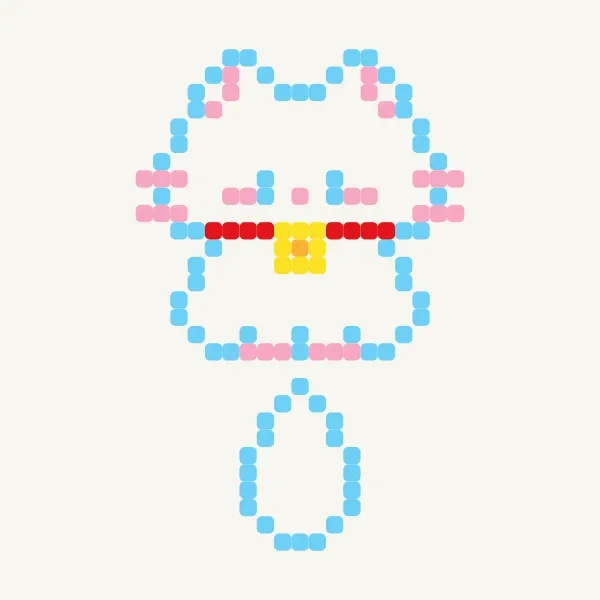 cho xin 1 tim - kostenlose Bügelperlen- & Pixel-Art-Vorlage von Nguyễn Xuân Thủy