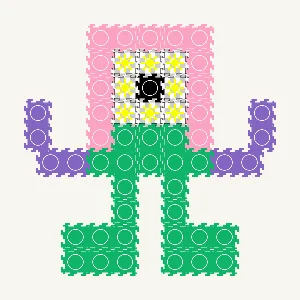 핑크헤어 닝겐 - MyBlockStudio