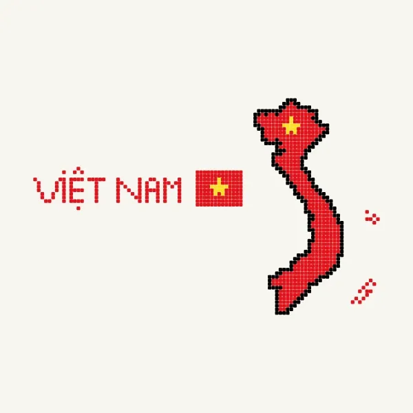 VIETNAM!!!! - free perler bead & pixel art pattern by ngockhue