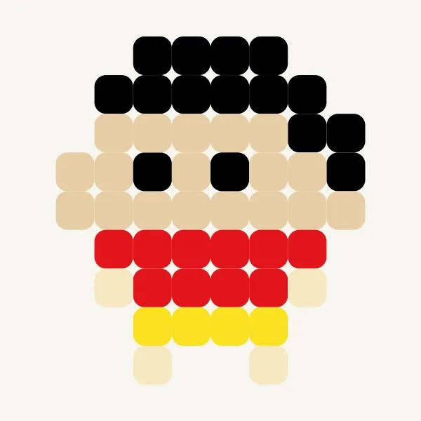 Shin cute: patrón gratuito de cuentas para planchar y pixel art por Minh Tuệ Nguyễn 
