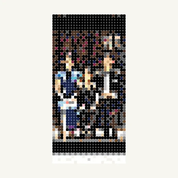 Chỉnh thật giống: patrón gratuito de cuentas para planchar y pixel art por Hồng Nguyễn