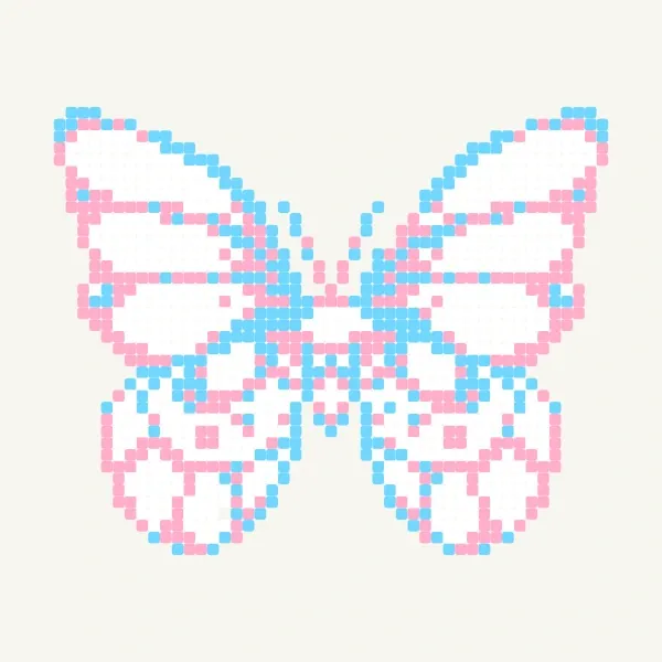 🦋💗💙