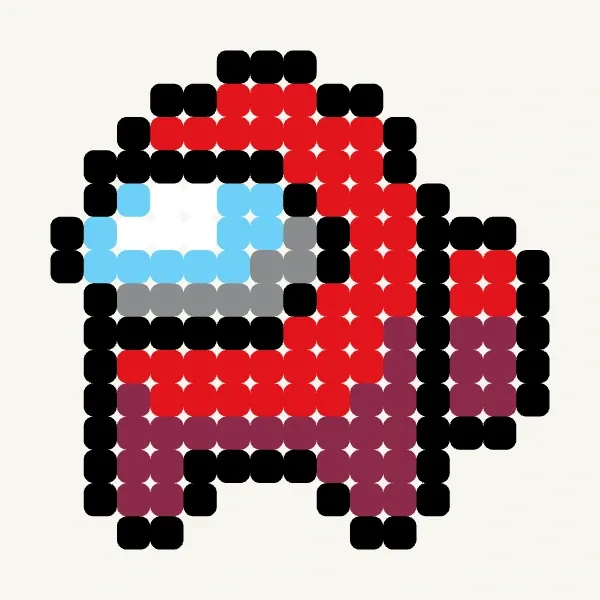 Sans titre - modèle gratuit de perles à repasser et pixel art par อ วรษ