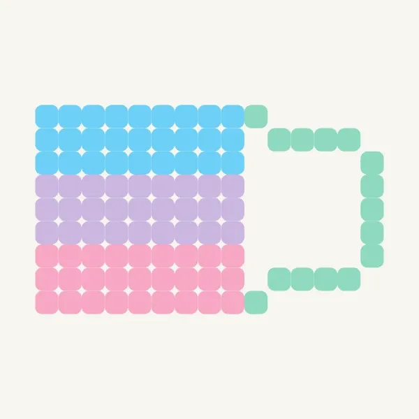Cốc nước - modèle gratuit de perles à repasser et pixel art par Mai Le