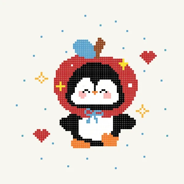 🐧🍎💙