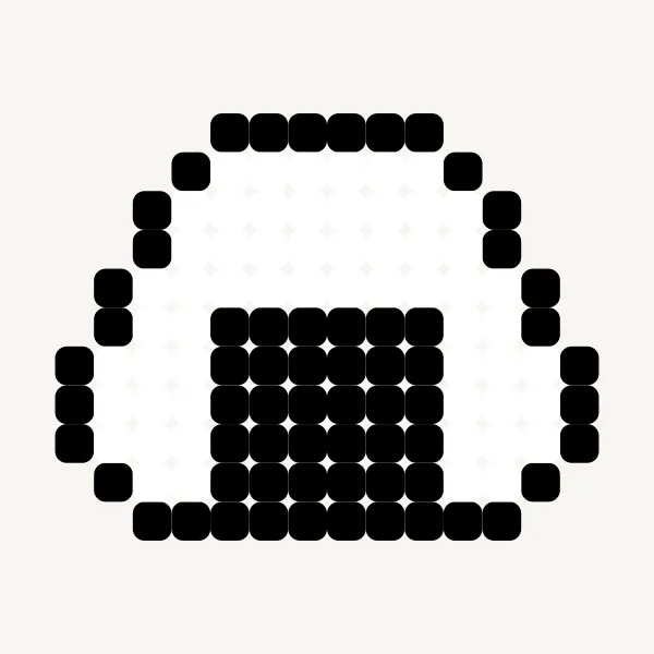 おにぎり - sunnyのデフォームブロック2D作品