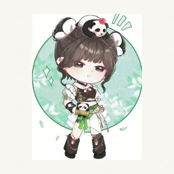 panda chibi - trang miu