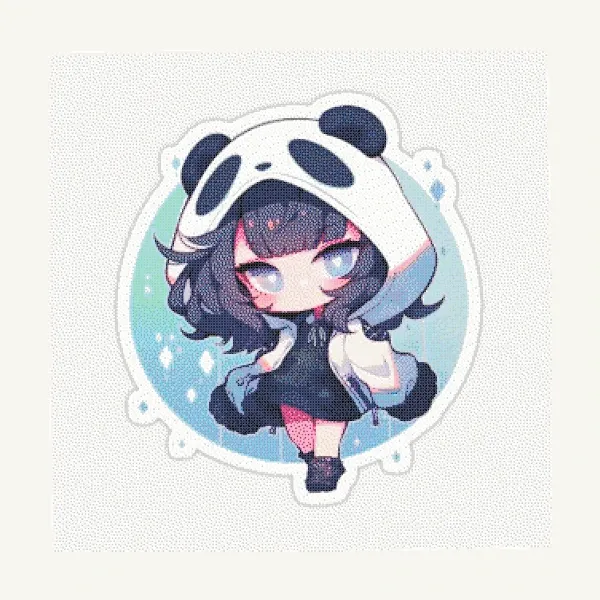 panda chibi 3 - trang miu