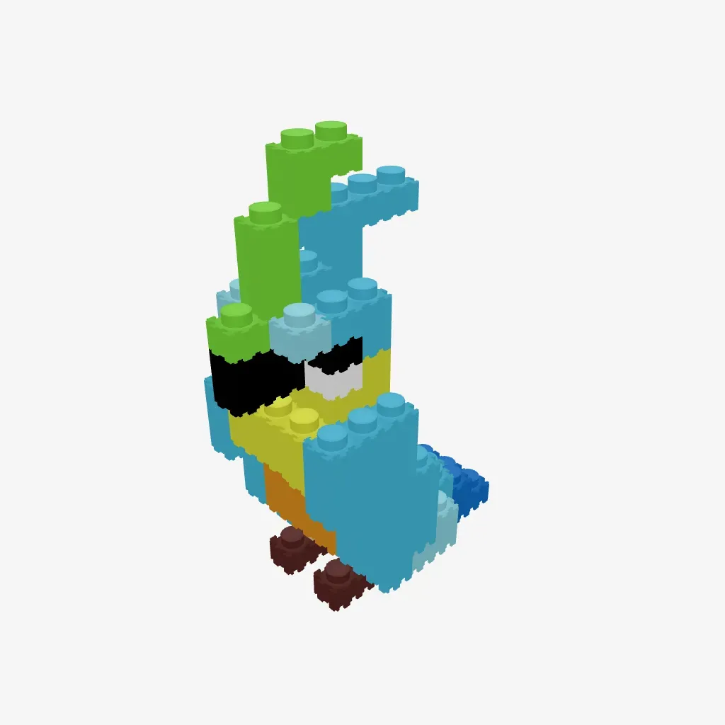 blue parrot - 南内善