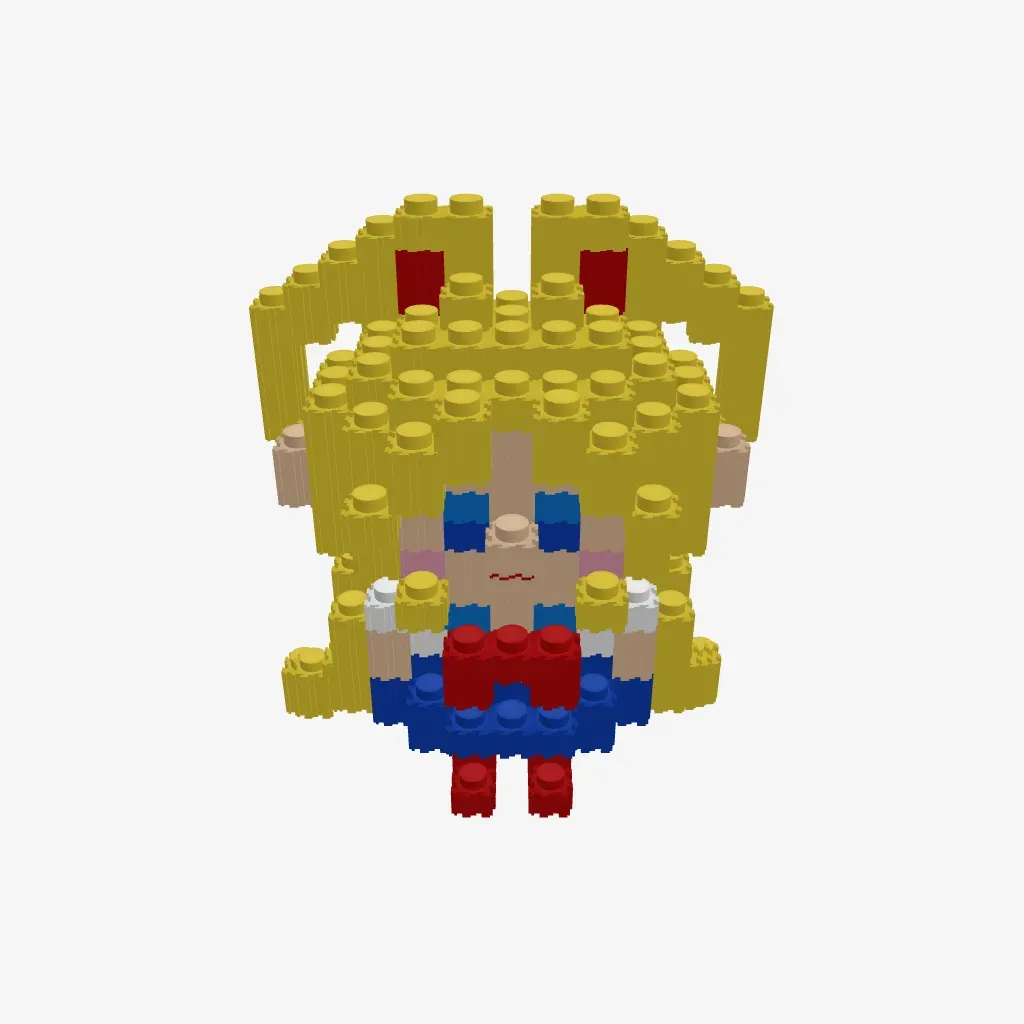 Sailor Moon - 南内善 · 블록 3D