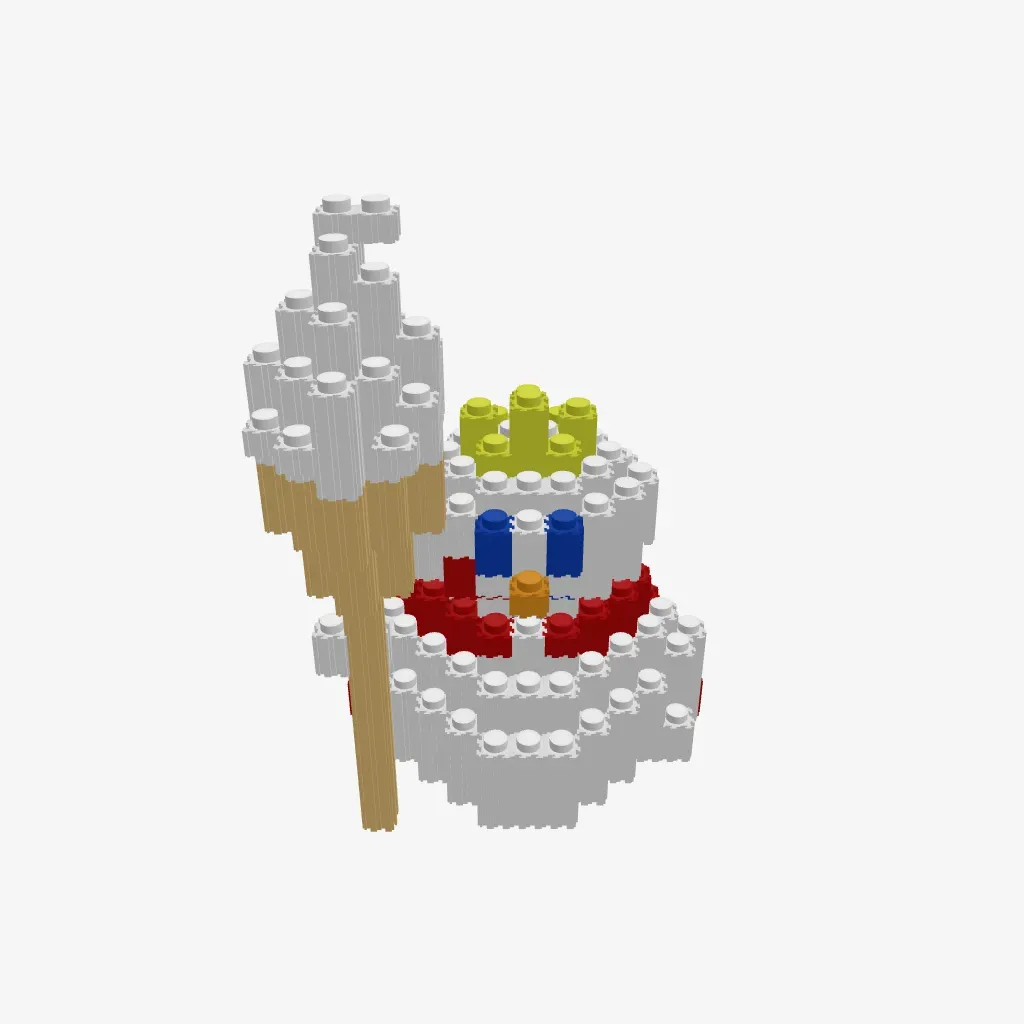 스노우 킹 (Snow King) - 南内善 · 블록 3D