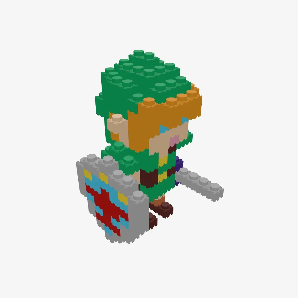 ZELDA Link - 南内善 · 블록 3D