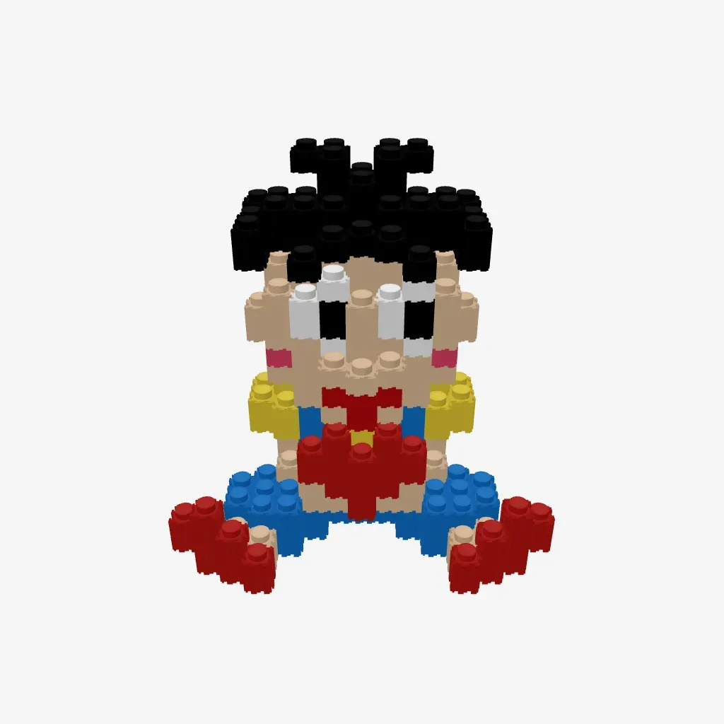 핫키드 (hotkid) - 南内善 · 블록 3D