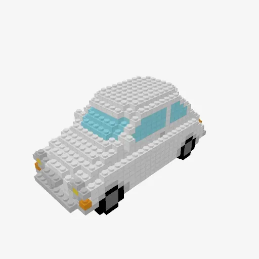 Fiat 500 - 南内善 · 블록 3D