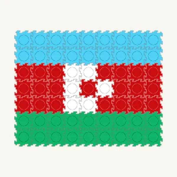[국기] [9*7] [아제르바이잔] - 정승훈 · 블록 2D
