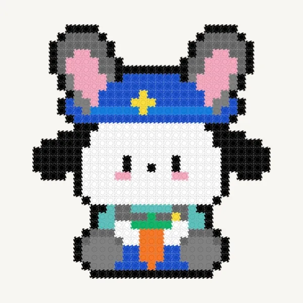경찰관 포차코 (Policeman pochaco) - Quyen Hoang · 블록 2D