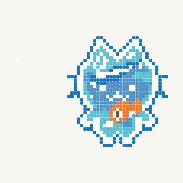 gato (cat) - Jameoo_21 · Miçangas