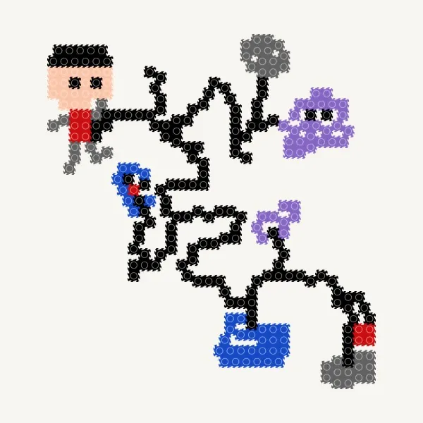 장애물 미로 (障害物メイロ) - tammy · 블록 2D