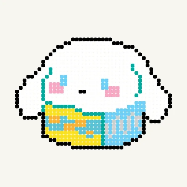 ซินนาโมโรล - ผลงานดีฟอร์มบล็อก 2D โดย Tím mộng mơ