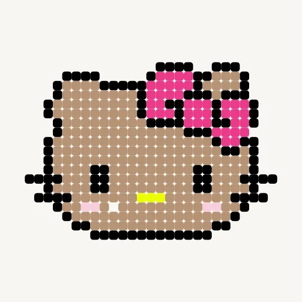 日焼けキティリボン - sunny的變形方塊2D作品