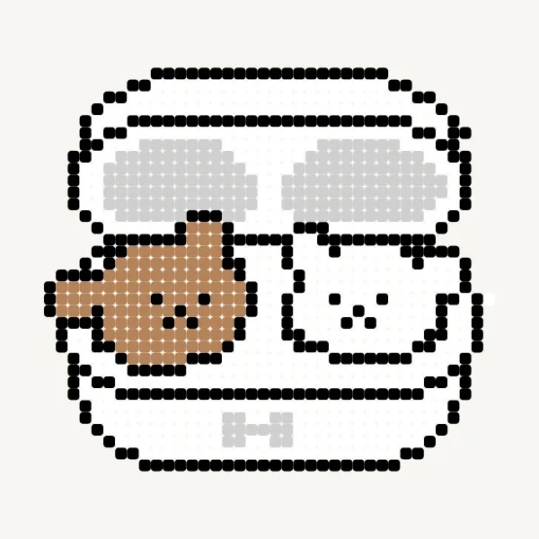 라인 퍼피~ 이어폰 케이스