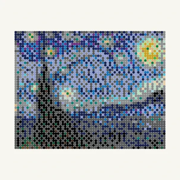 Đêm đầy sao-The starry night-Van Gogh