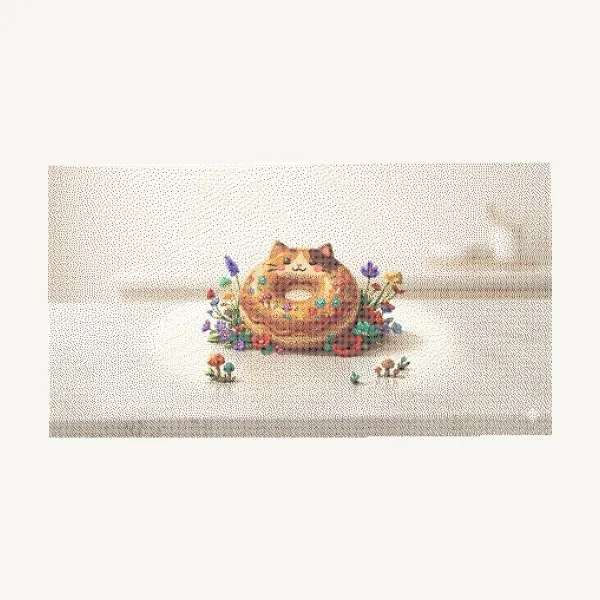 Bánh vòng  mèo