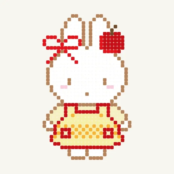 米菲兔 - 吳佳芸的变形方块2D作品